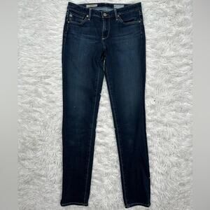 AG Adriano Goldschmied The Prima Cigarette Mid-Rise Skinny Jeans 27x29 - Blue